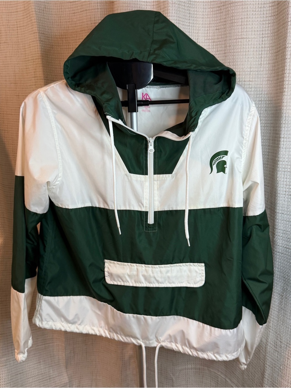 Knights Apparel White Pullover Spartans